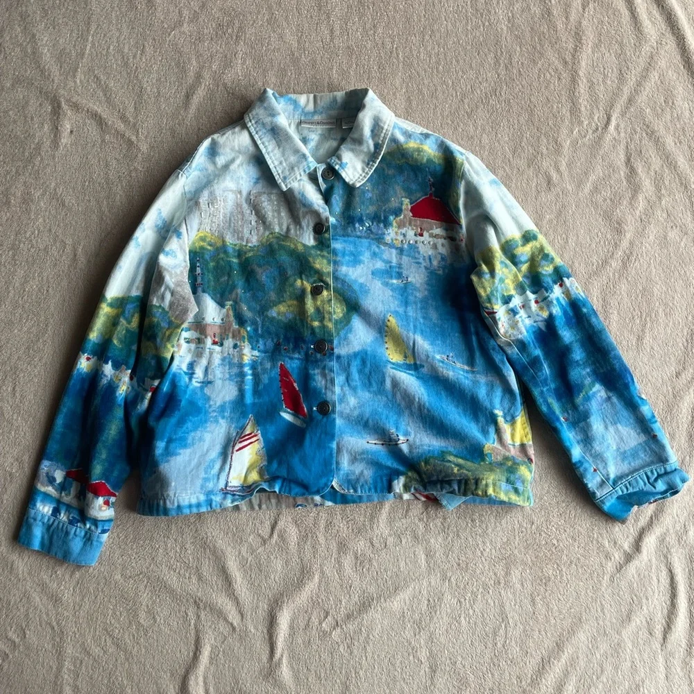 Abstract painted jacket - Picture 4 of 9